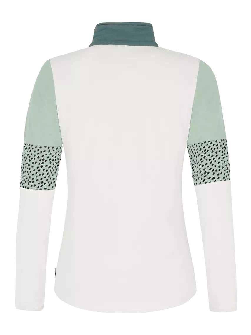 PRTMORPH 1/4 zip active top Evergreen