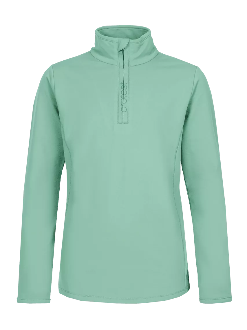 REFABRIZOY JR 1/4 zip top Green Baygreen
