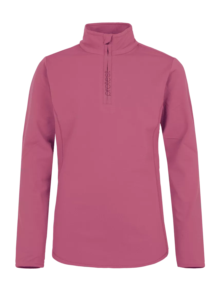 REFABRIZOY JR 1/4 zip top Rose Dust