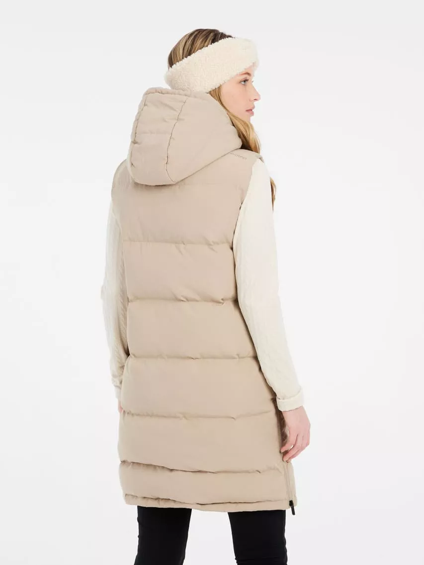 PRTMIASSY outdoor bodywarmer BambooBeige