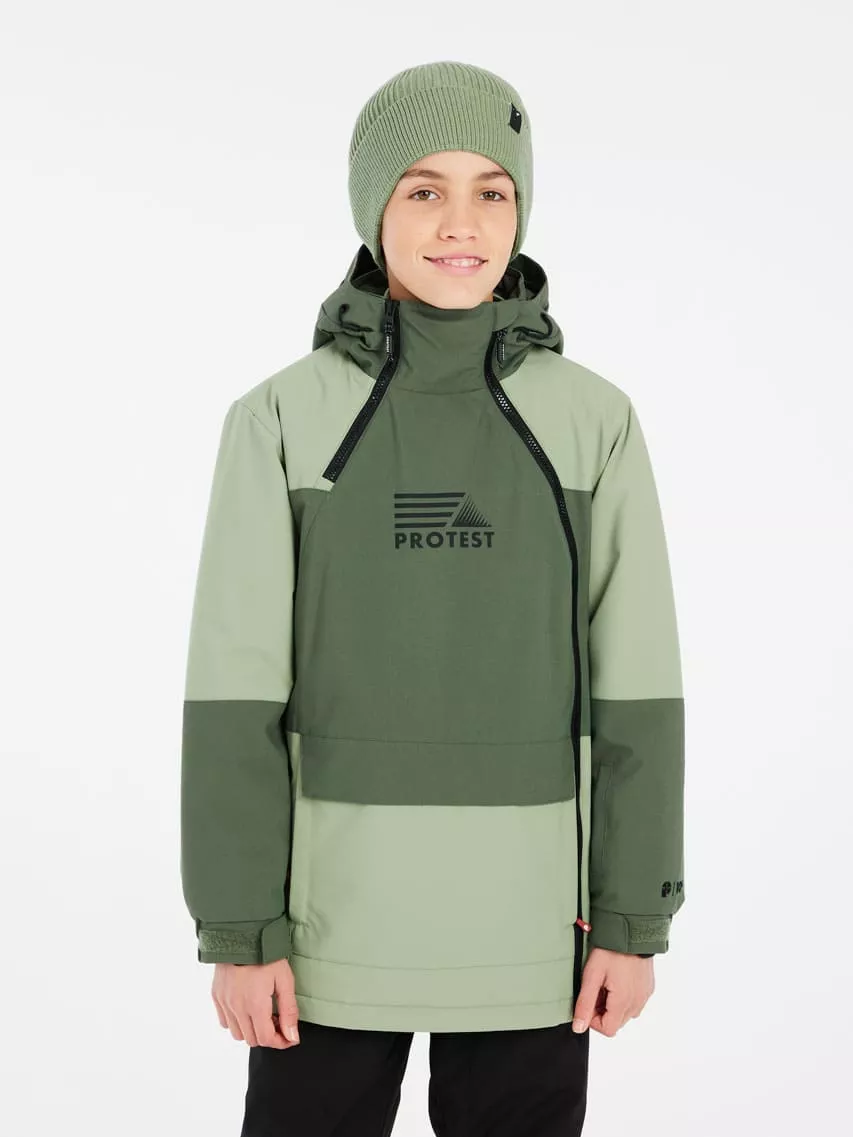PRTWARK JR snowjacket Marl Green