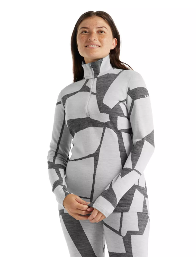 W 250 Vertex LS Half Zip Landscapes SNOW/J