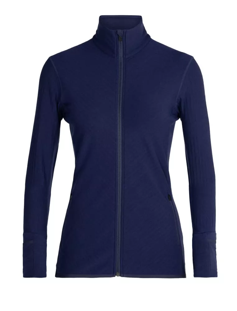 W Descender LS Zip ROYAL NAVY