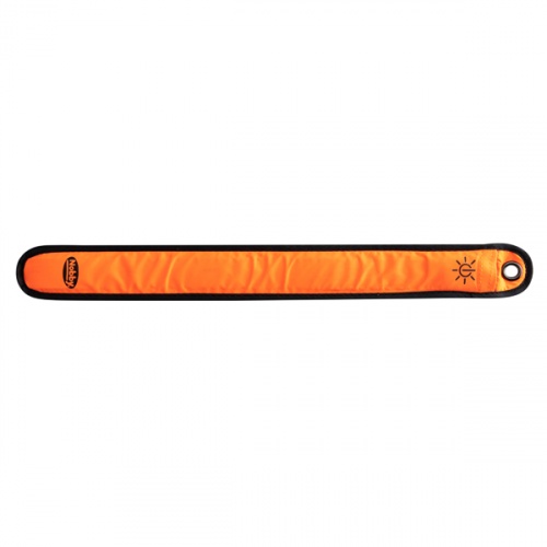 LED Schnappband FLASH neon orange 35 x 4 cm